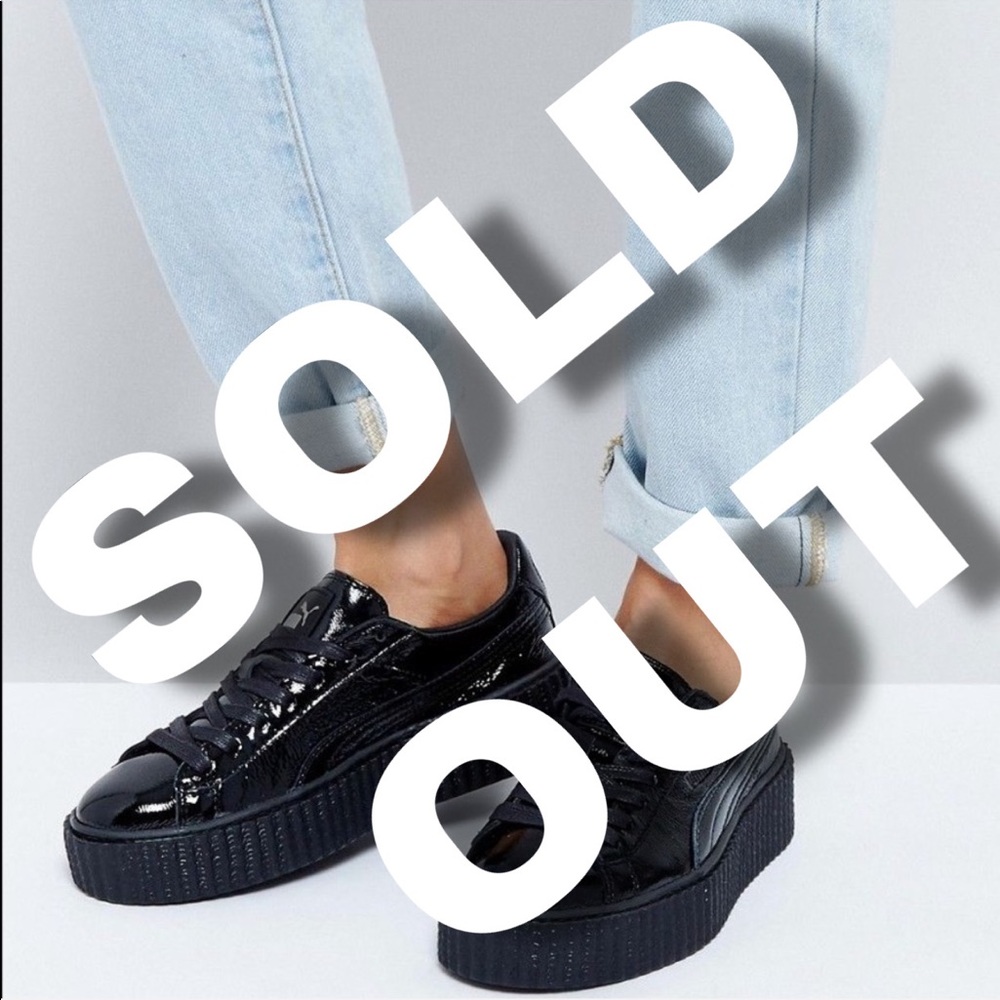 Puma x FENTY Patent Platform Wrinkled Creeper